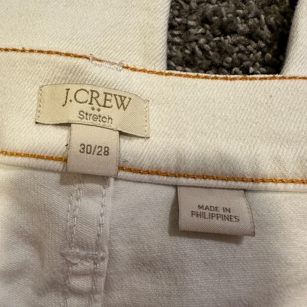 J. Crew Ankle/Cropped Jeans in White